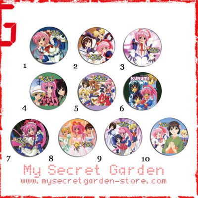 Steel Angel Kurumi  鋼鉄天使くるみ Anime Pinback Button Badge Set ( or Hair Ties / 4.4 cm Badge / Magnet / Keychain Set )